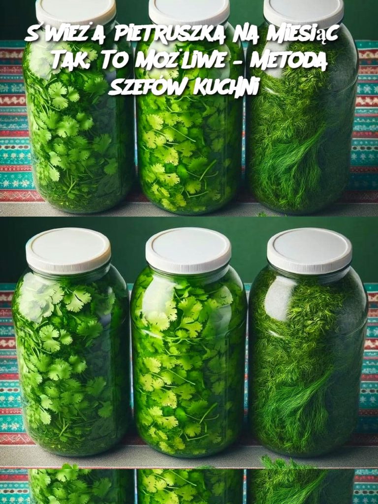 Świeża Pietruszka na Miesiąc? Tak, To Możliwe – Metoda Szefów Kuchni