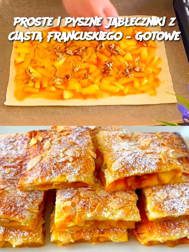 Proste i Pyszne Jabłeczniki z Ciasta Francuskiego – Gotowe
