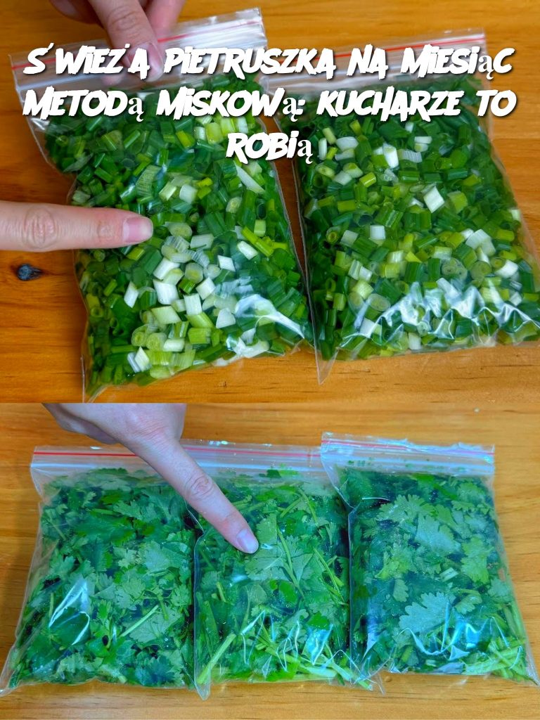 Świeża pietruszka na miesiąc metodą miskową: kucharze to robią