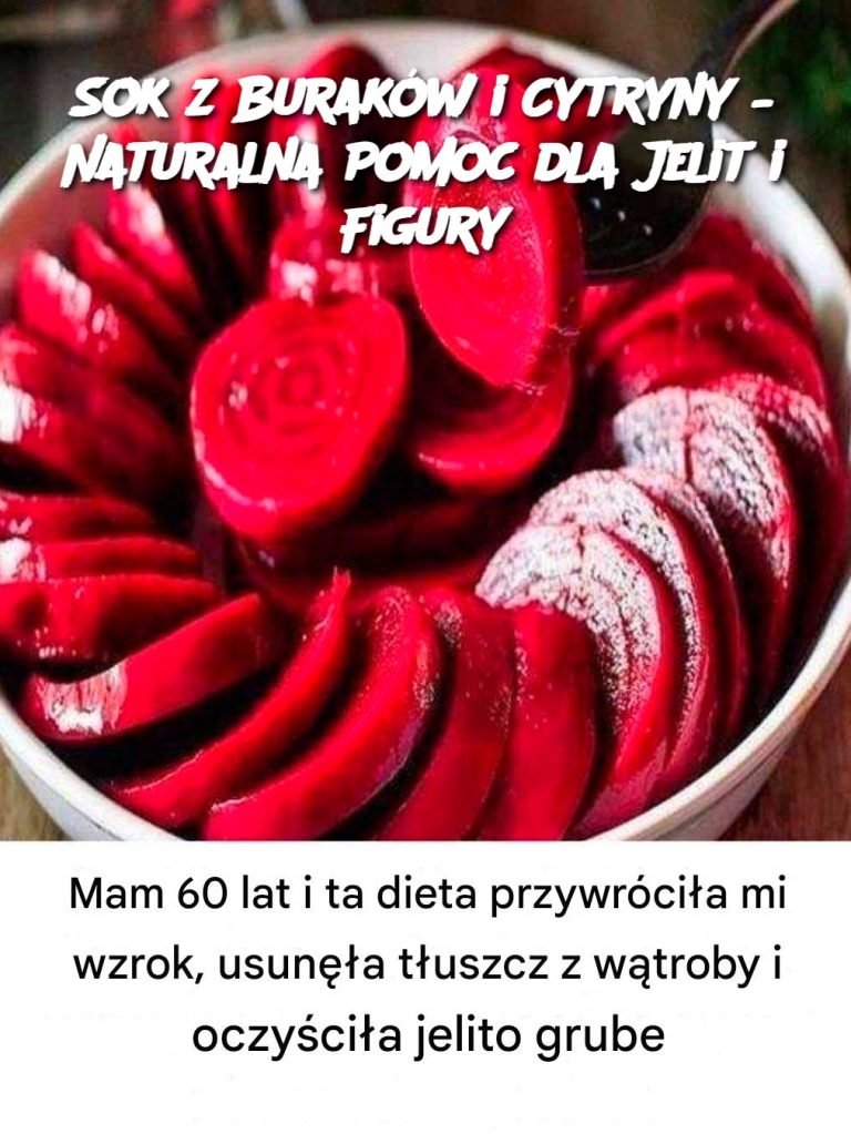 Sok z Buraków i Cytryny – Naturalna Pomoc dla Jelit i Figury