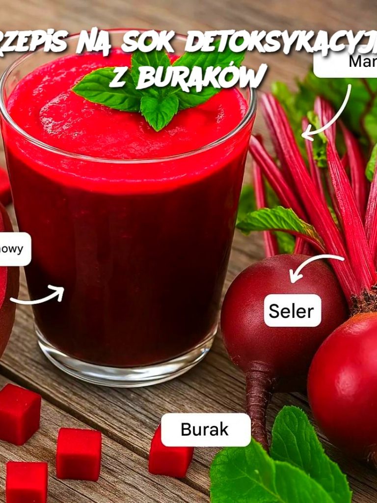 Przepis na sok detoksykacyjny z buraków